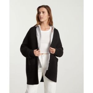 EVERLANE The Oversized Cotton Ribbed Cardigan